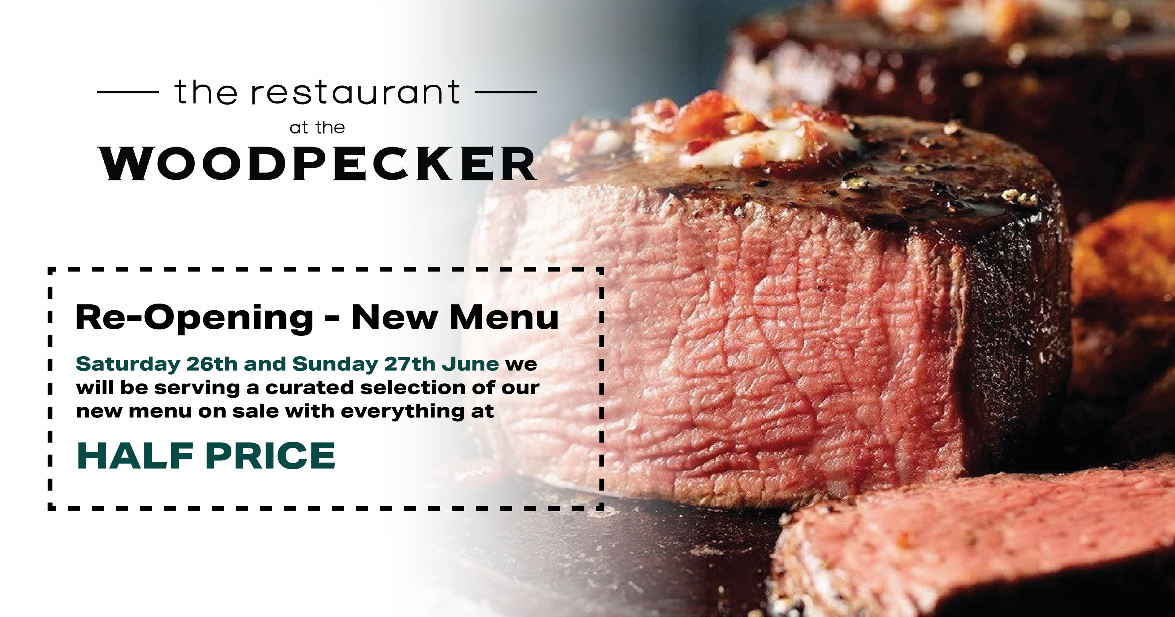 Project completed via Upwork for the Restaurant at the Woodpecker https://www.facebook.com/The-Restaurant-at-The-Woodpecker-1963510137229977