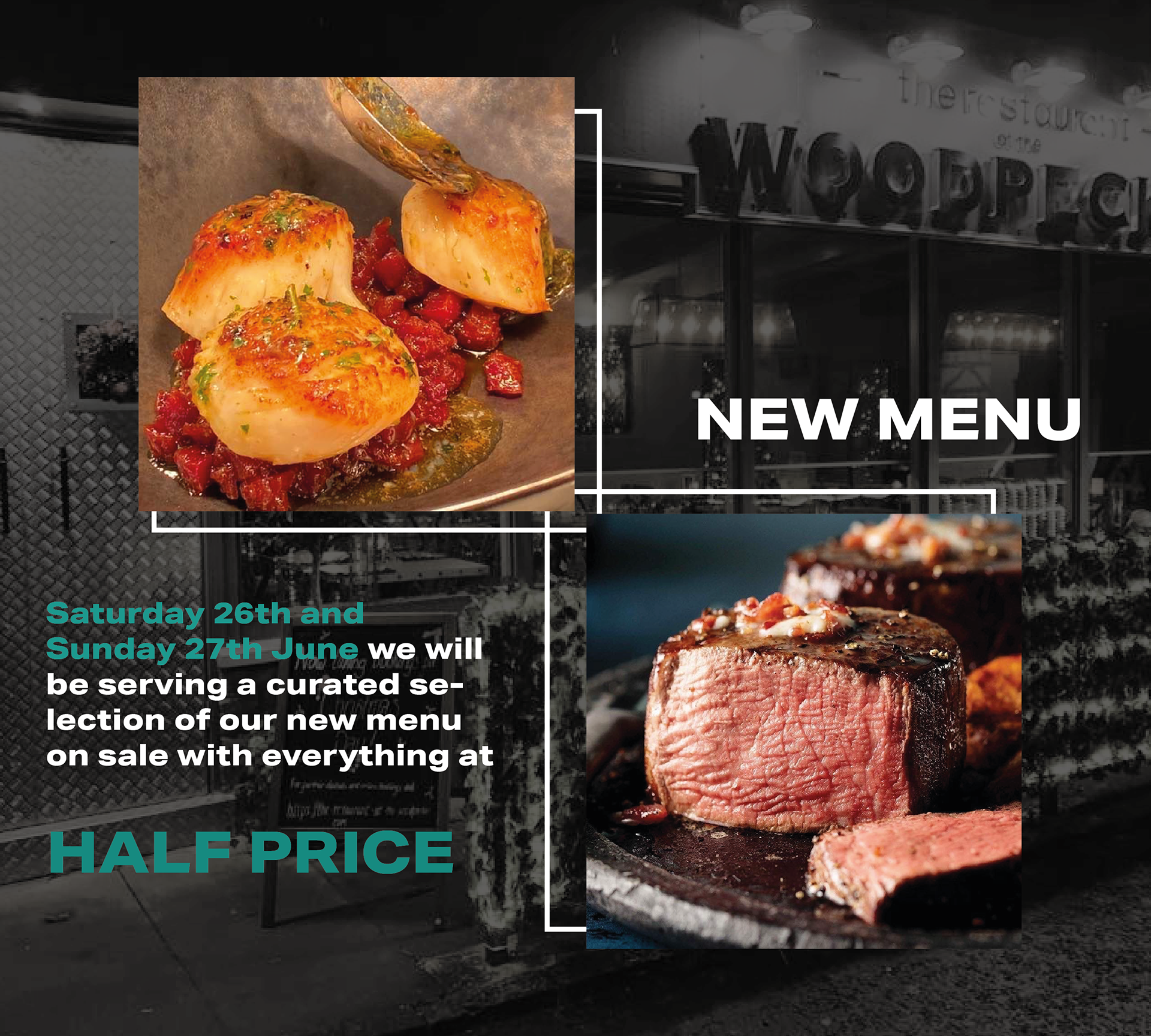 Project completed via Upwork for the Restaurant at the Woodpecker https://www.facebook.com/The-Restaurant-at-The-Woodpecker-1963510137229977