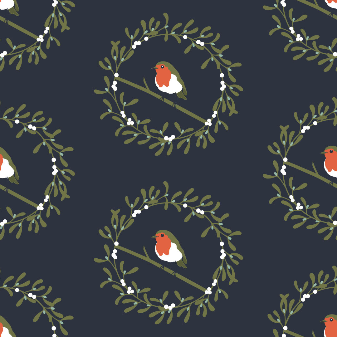 Robin & Mistletoe - Pattern
