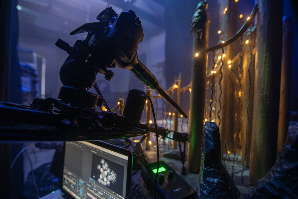 "Journey to Atlantis" ballroom dance competition highlight reel miniature filming prop, motion control camera.