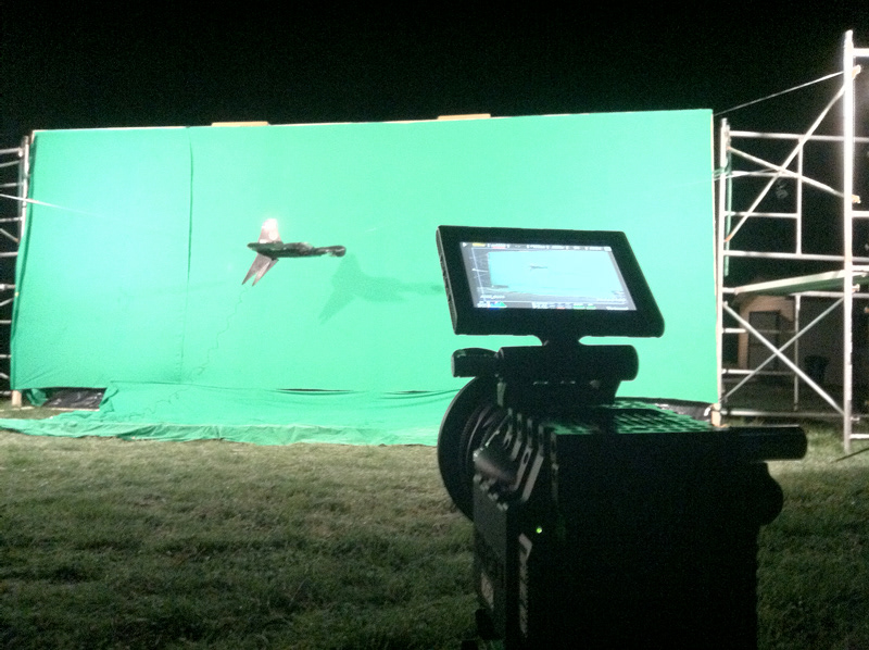 Hoverplane, 1/12 scale pyrotechnic model, for "The Mockingjay Propo" short film