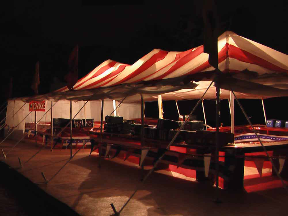 "Fireworks Tent Explosion" YouTube viral video, miniature fireworks tent, pyrotechnic model