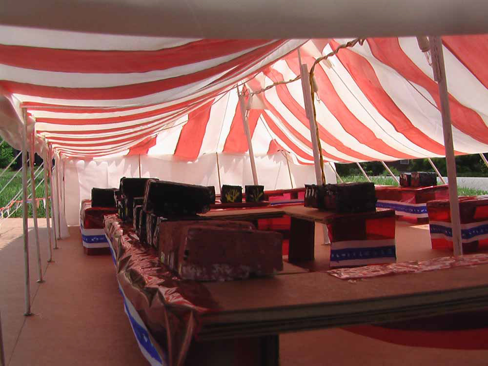 "Fireworks Tent Explosion" YouTube viral video, miniature fireworks tent, pyrotechnic model