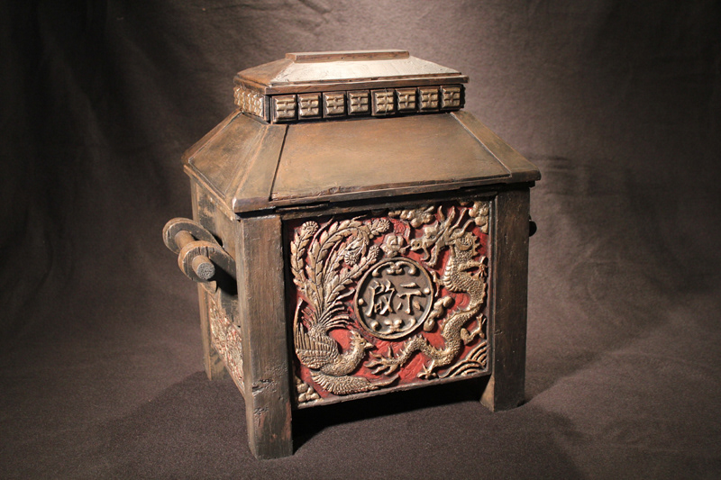 "Juicy Mooshu" feature film Chinese lock box hero prop