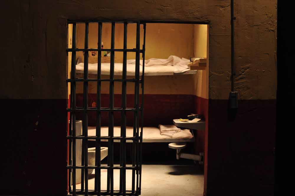 "Orangeman" music video miniature individual jail cell hero model.