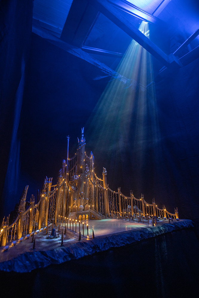 "Journey to Atlantis" ballroom dance competition highlight reel miniature filming prop