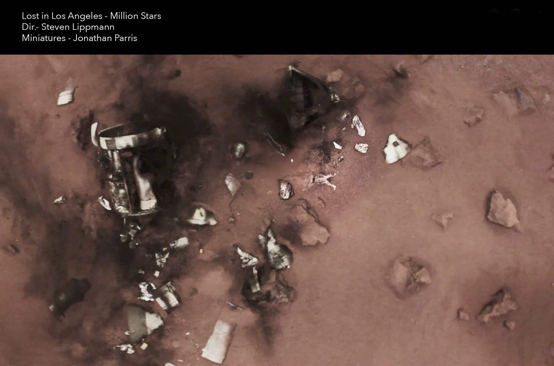 "Million Stars" spaceship crash site, final composite