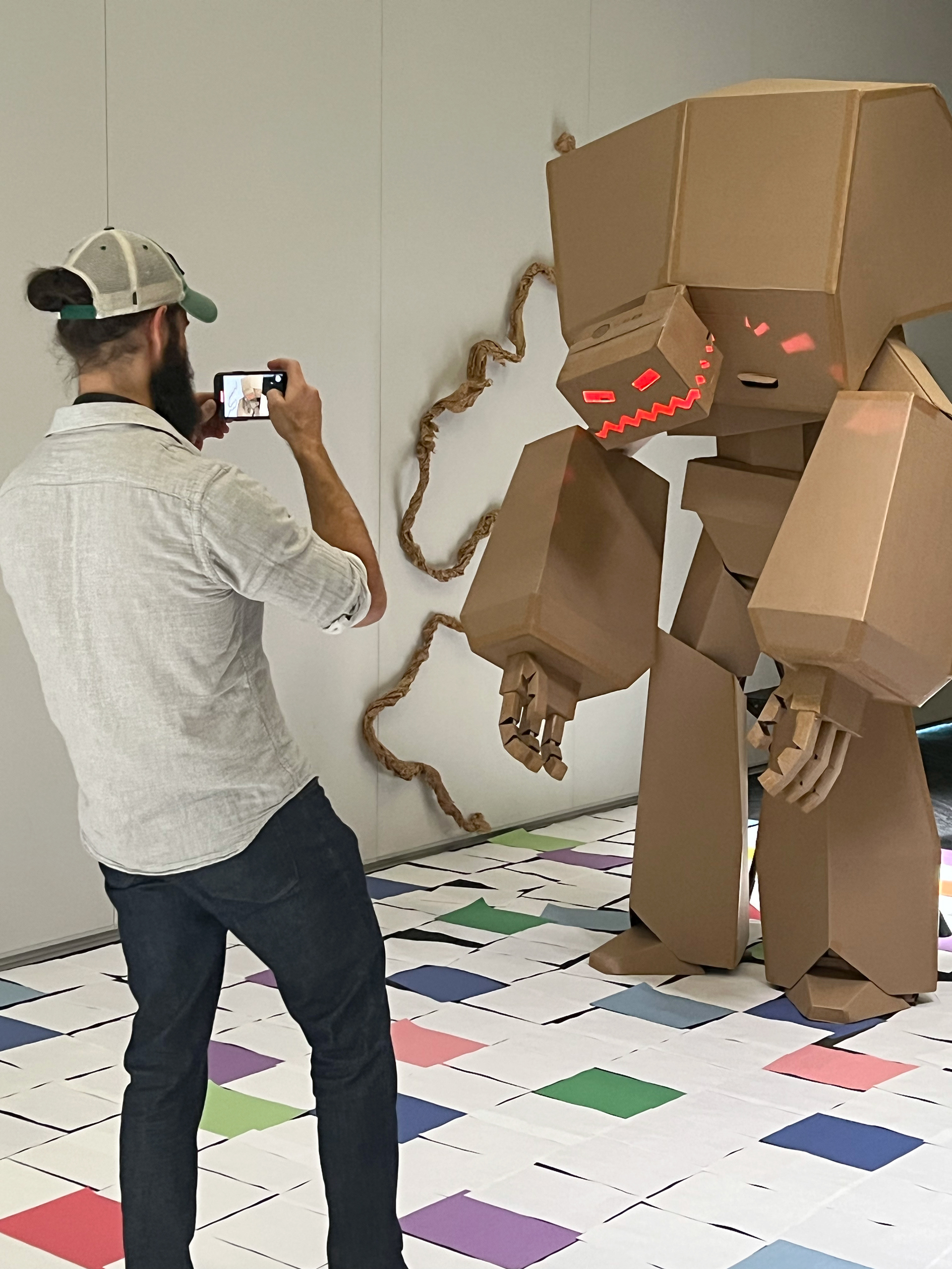 Box Man costume