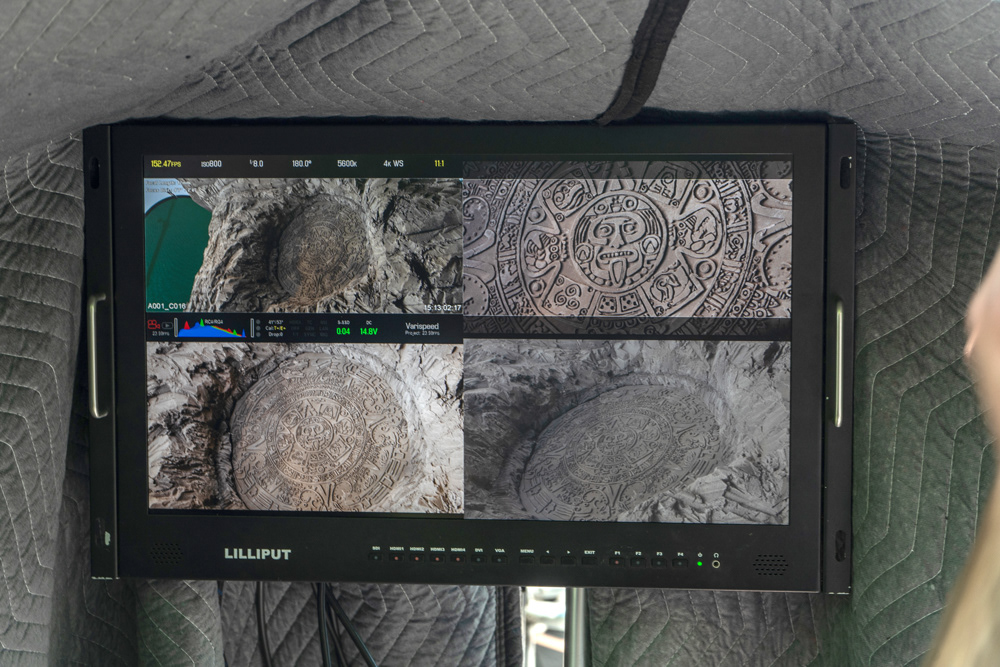 "Potter's Ground" feature film, 1/12 scale filming model camera setup for desctruction