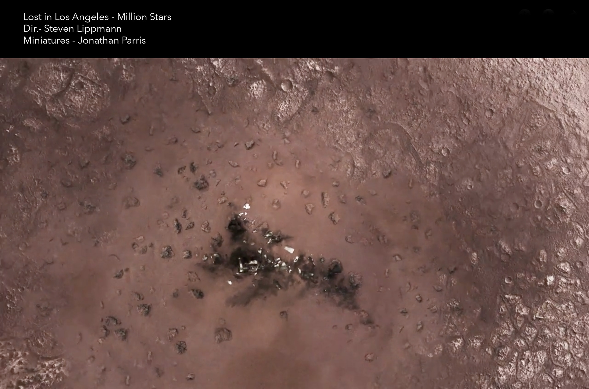 "Million Stars" spaceship crash site, final composite