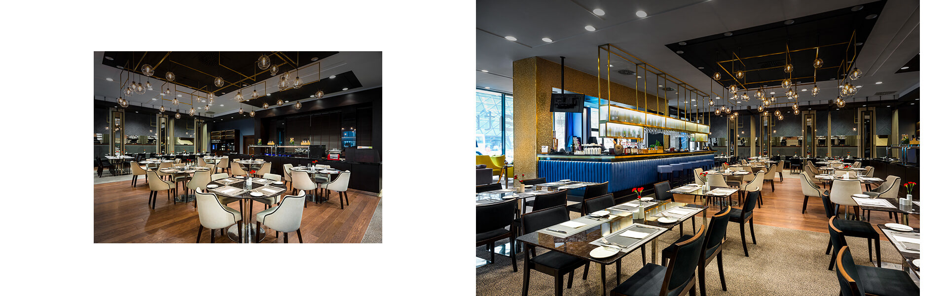 restauracja hotelowa - sesja fotografii wnętrz dla HoReCa w Małopolsce