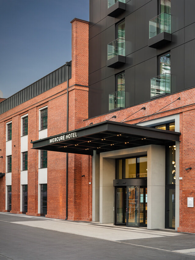 wejście / Mercure Fabryczna City w Krakowie