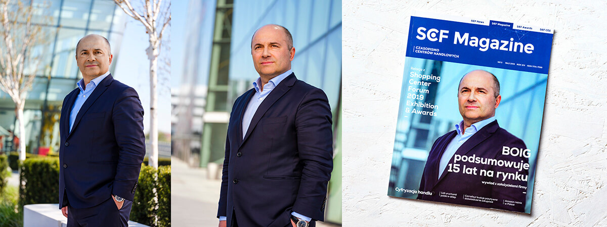 portret Prezesa Zarządu CEO na okładkę magazynu / oferta dla agencji PR