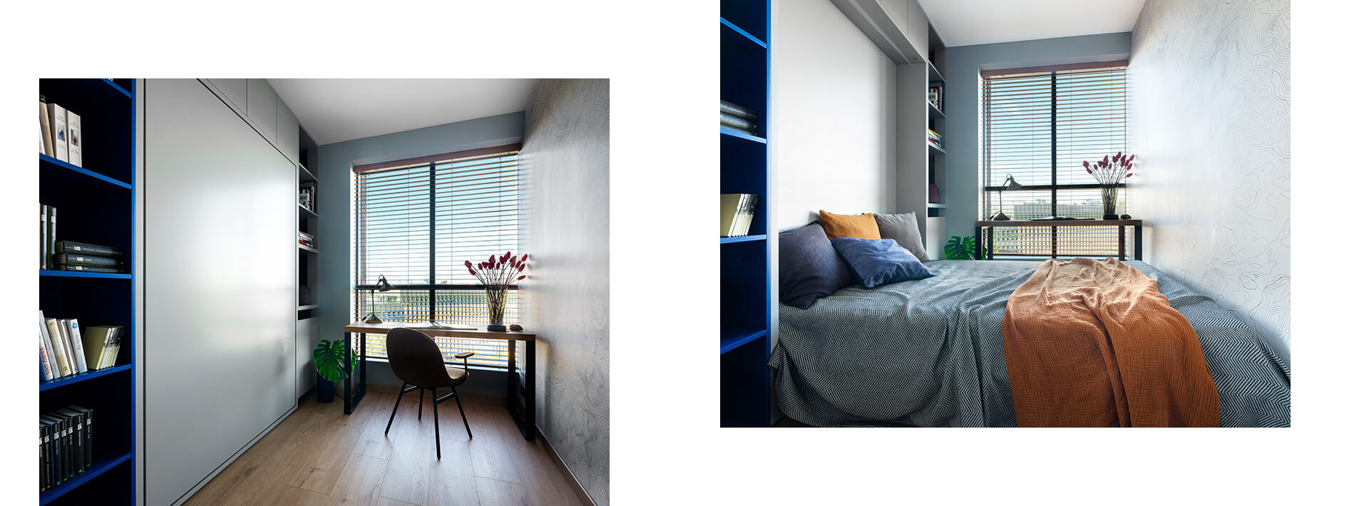 zdjęcia sypialni i gabinetu - fotograf dla architekta wnętrz