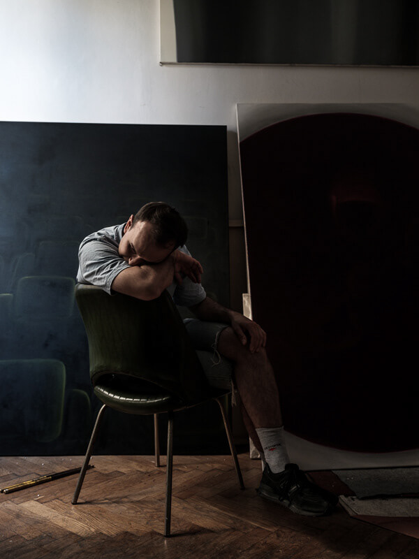 Tomek Kręcicki w pracowni