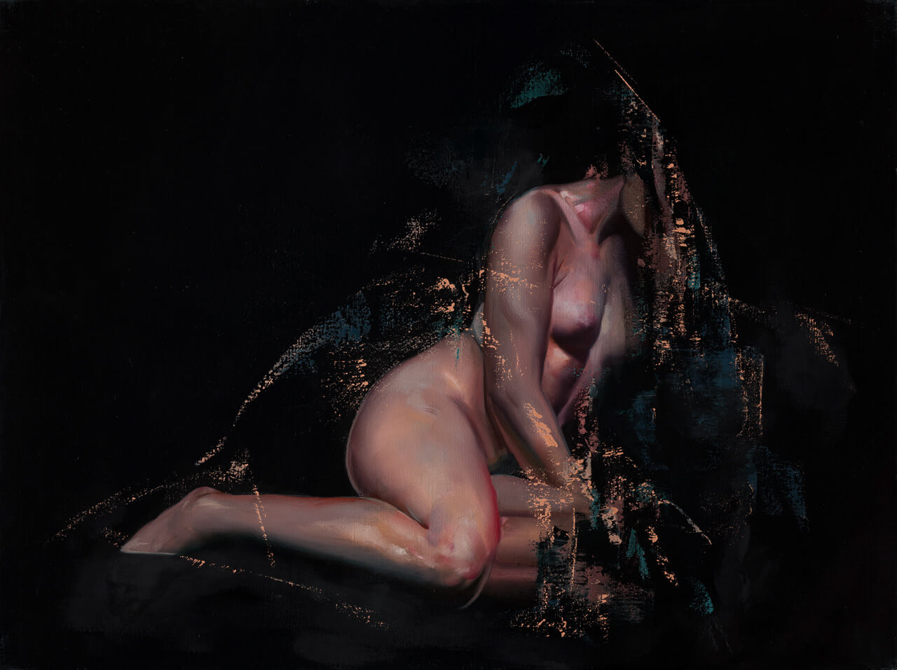 Jan Szczepkowski "Penumbra IV" / 2021, 60 x 80 cm, oil on canvas