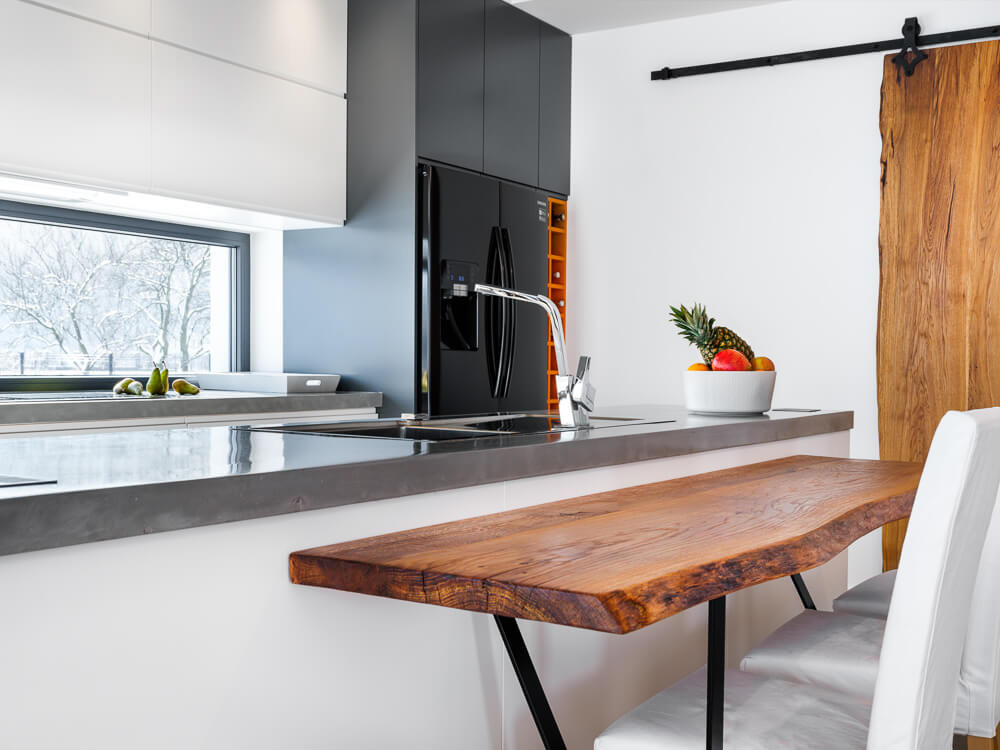 kuchnia z betonowym blatem - zdjęcia nieruchomości dla toBETON