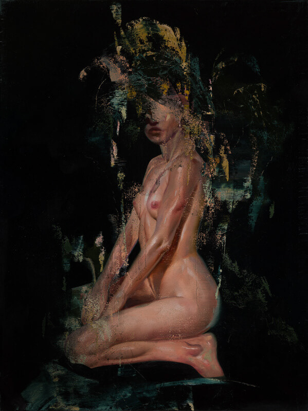 Jan Szczepkowski "Penumbra II" / 2021, 80 x 60 cm, oil on canvas