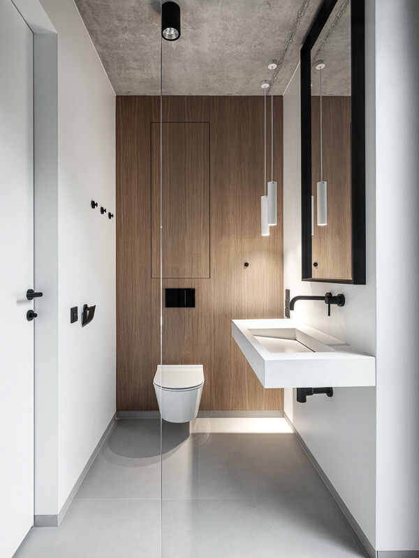 łazienka / Dom pod Krakowem - sesja dla architektów z Kropka Studio