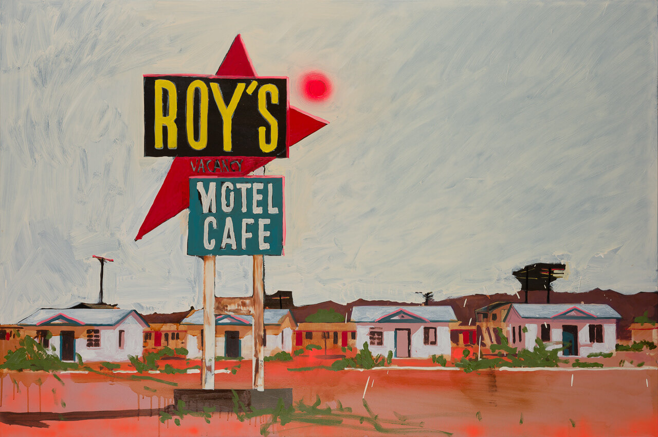 Piotr Szczur „Visiting Amboy” / 2019, 100x150cm, olej na płótnie