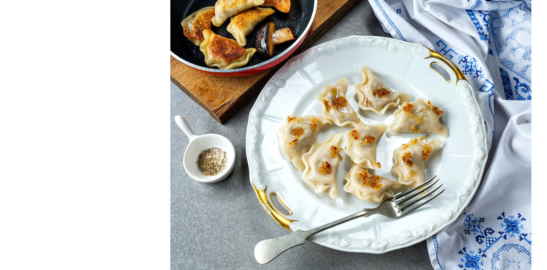 fotografia dań - pierogi - fotograf Kraków