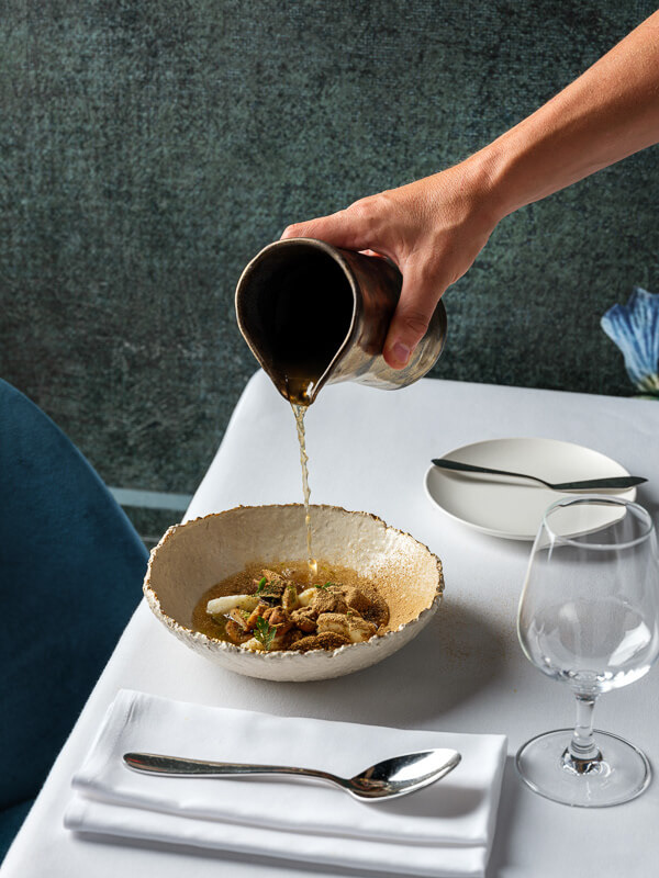 Biała Róża / fotografia dla restauracji