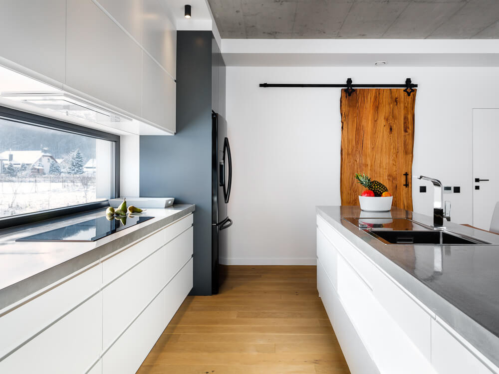 kuchnia z betonowym blatem - zdjęcia nieruchomości dla toBETON