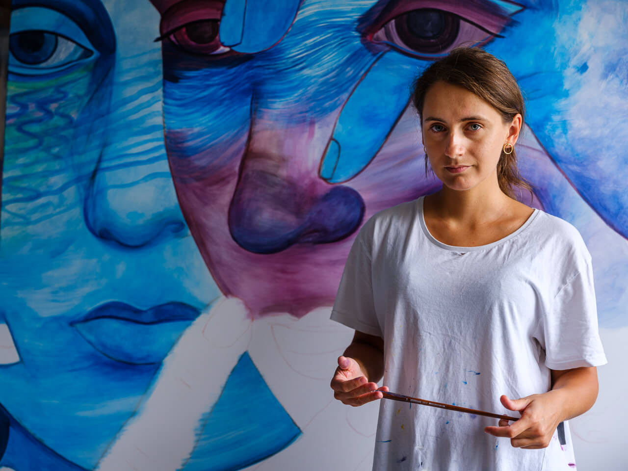 Paulina Stasik w pracowni