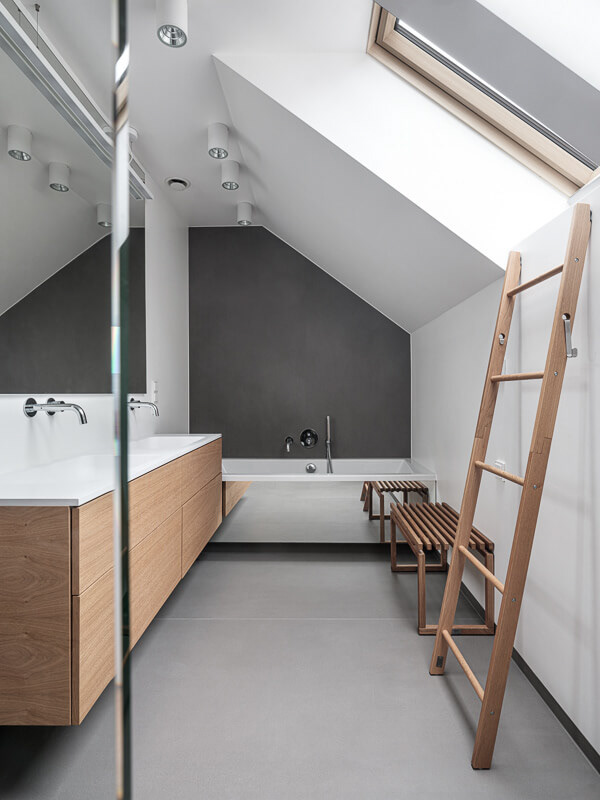 łazienka / Dom pod Krakowem - sesja dla architektów z Kropka Studio