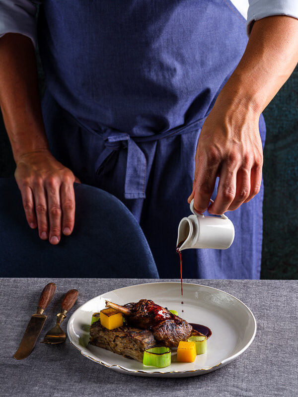 Biała Róża / fotografia dla restauracji