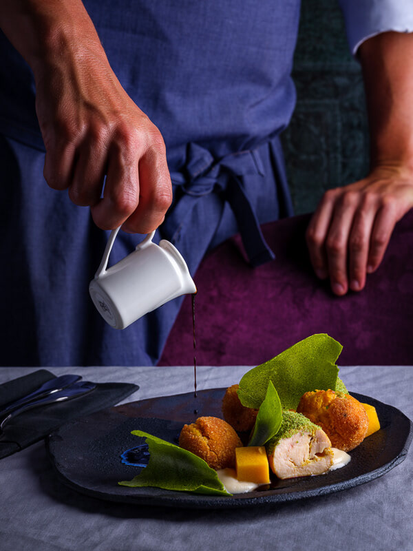 Biała Róża / fotografia dla restauracji