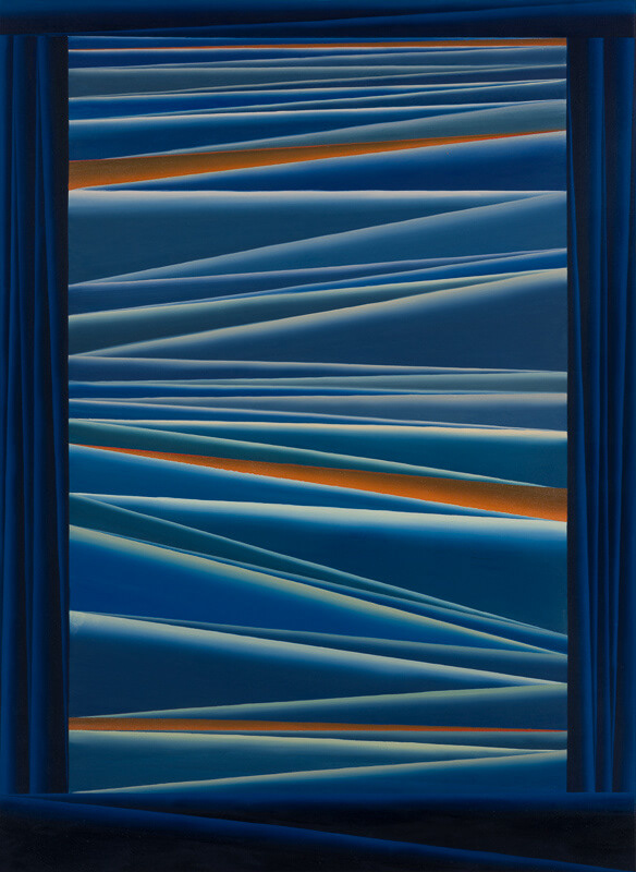 Juliusz Kosin "Okno" / 2021, 150 x 110 cm, olej na płótnie