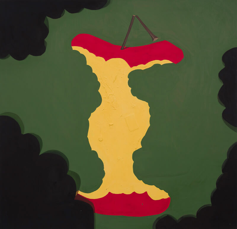 Tomasz Kręcicki "Ogryzek" / 2020-2021, 135 x 140 cm, olej na płótnie