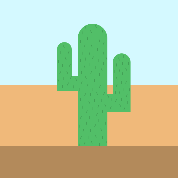 One happy cactus