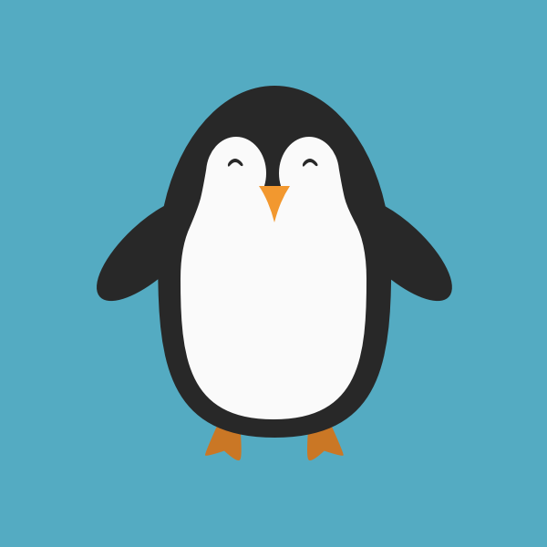 The happiest little penguin