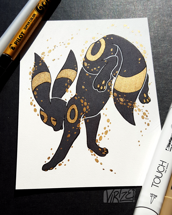 Gilded Eeveelutions Series: Umbreon