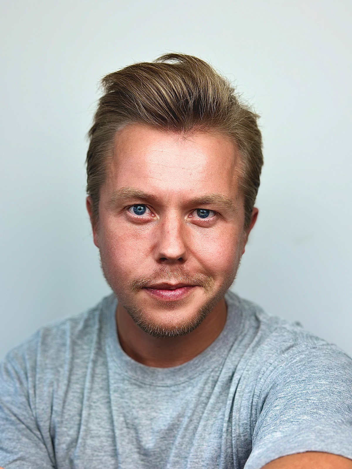 Sergey Ulyanov, selfie headshot, April 2024, Los Angeles, California