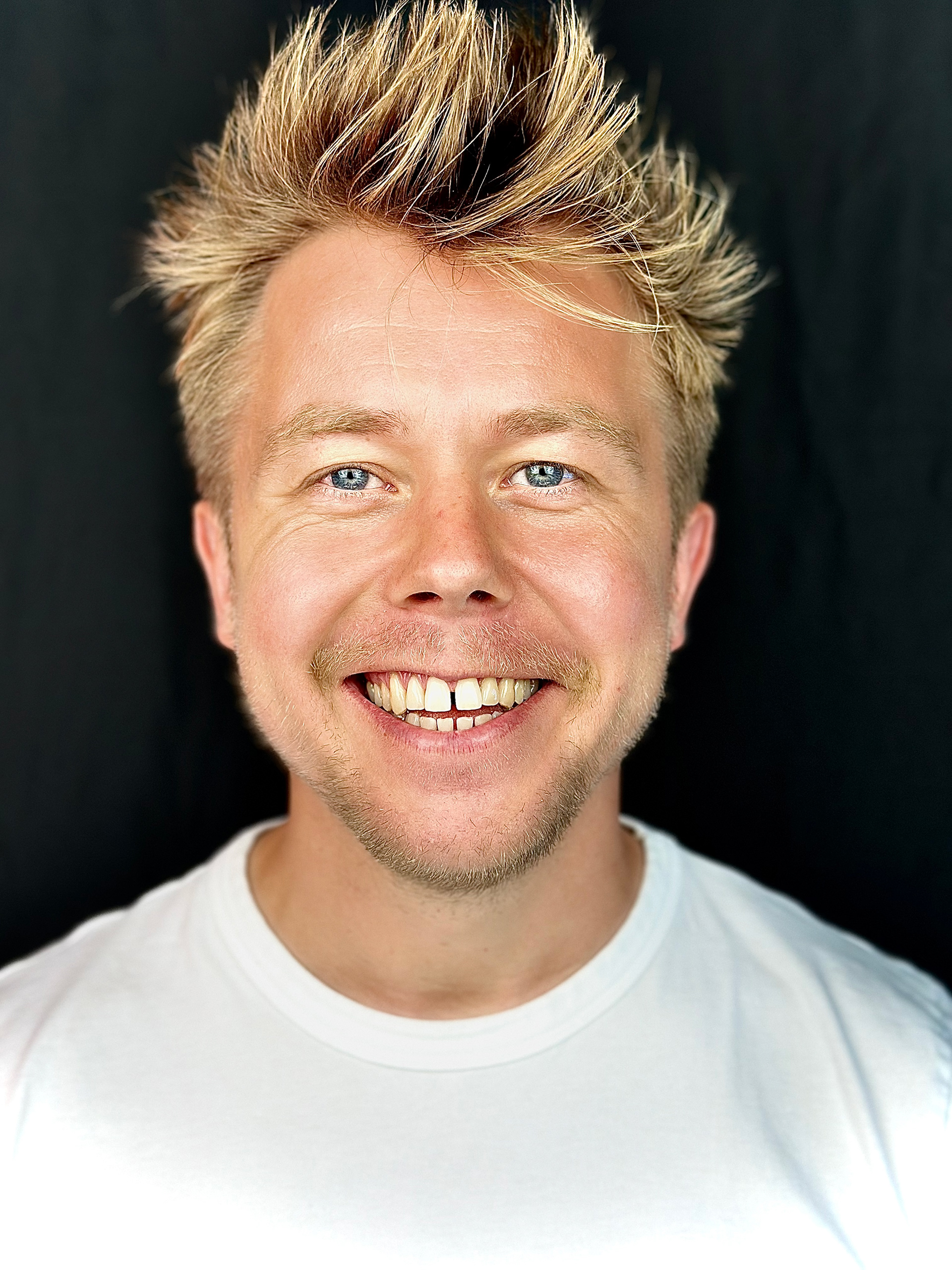 Sergey Ulyanov, selfie headshot, July 2024, Los Angeles, California