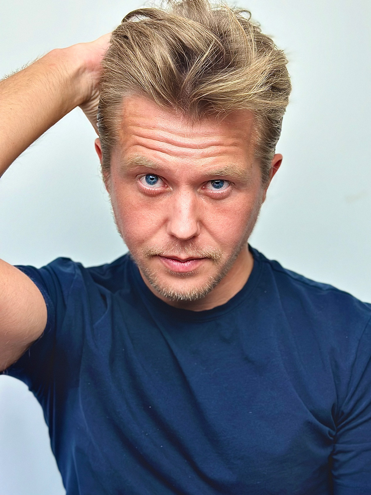 Sergey Ulyanov, selfie headshot, April 2024, Los Angeles, California