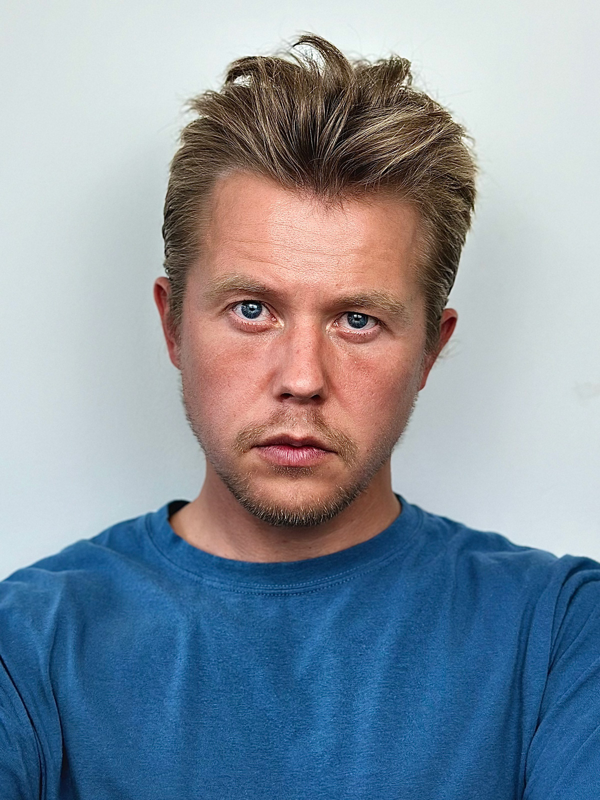 Sergey Ulyanov, selfie headshot, April 2024, Los Angeles, California