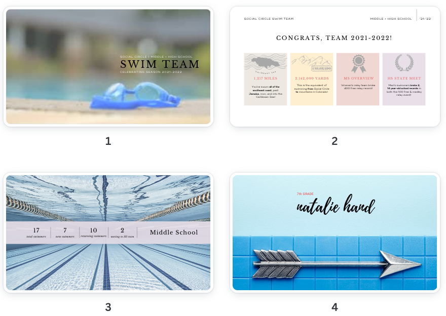 * banquet presentation deck *