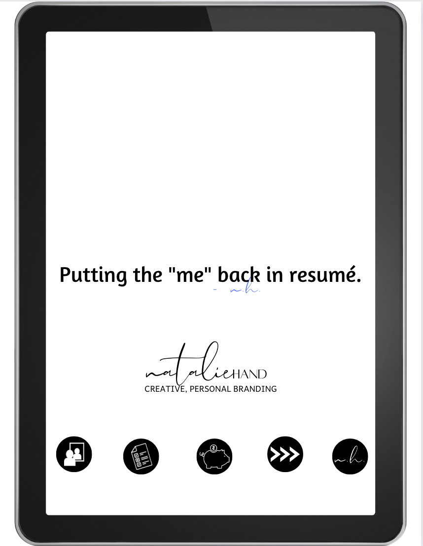 * resume + personal branding *