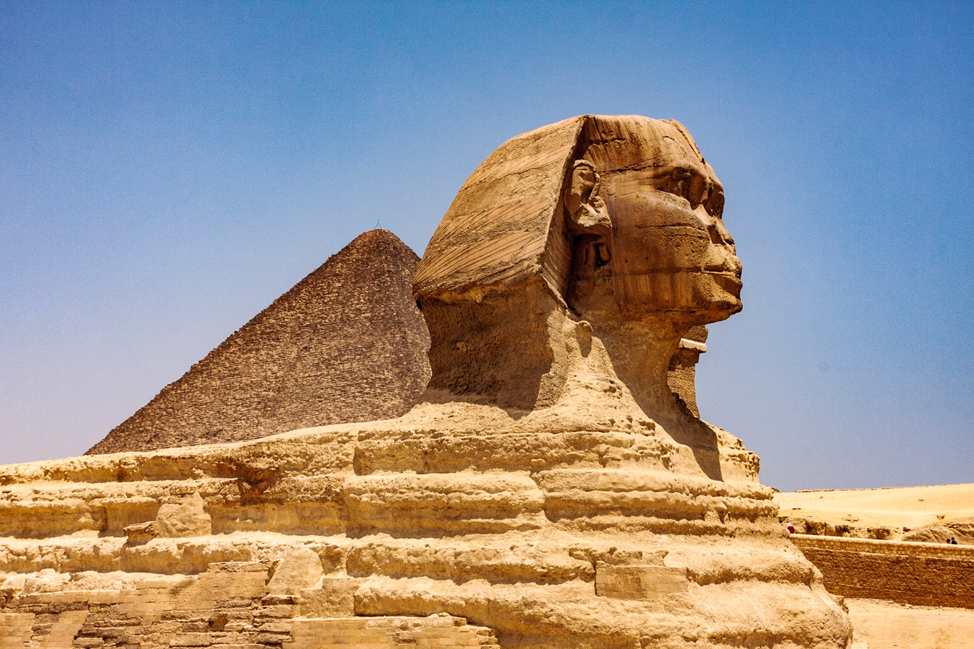 The Great Sphinx and Pyramid - Alexandria, Egypt
