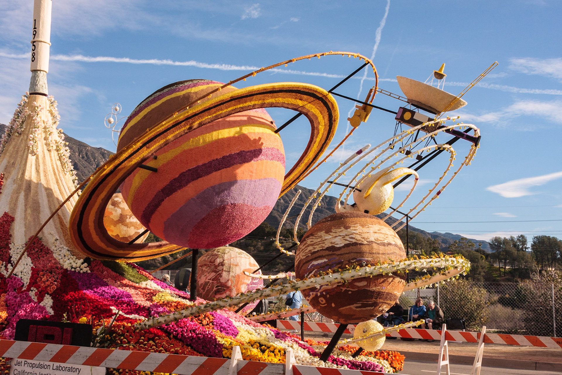 Float on display after the 2008 Tournament of Roses Parade - Pasadena, CA
