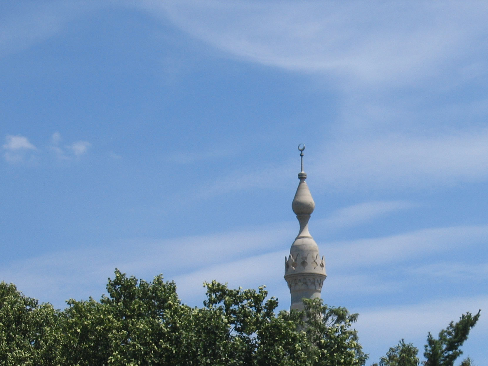 Minaret of mosque - Washington, DC