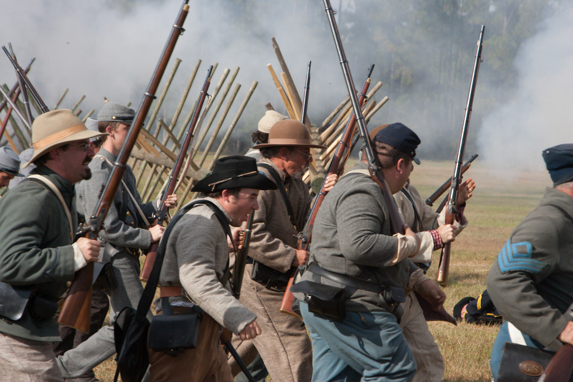 Civil War Re-enactment of Battle of Horse Landing - Rodeheaver's Boys Ranch, Palatka, FL