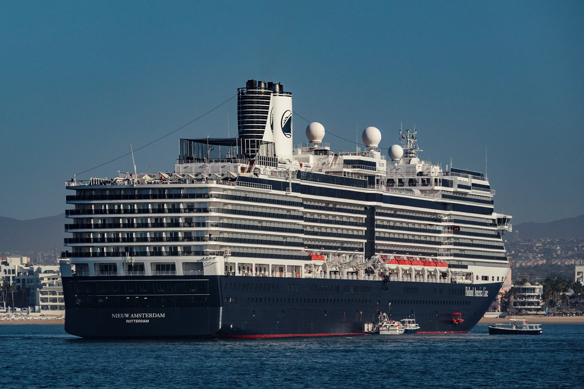 Anchored at Cabo San Lucas, Holland America Line, Mexico
