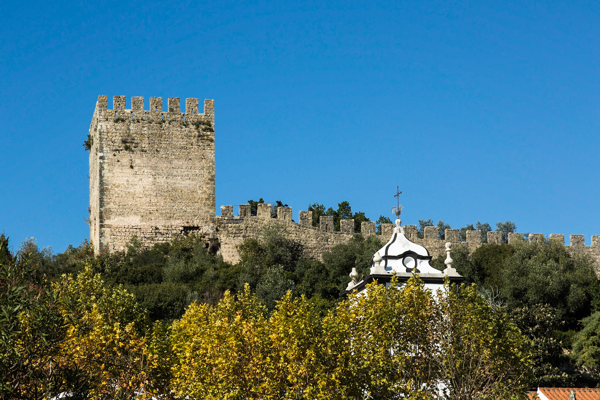 Medieval walled city of Obidos - Lisbon, Portugal