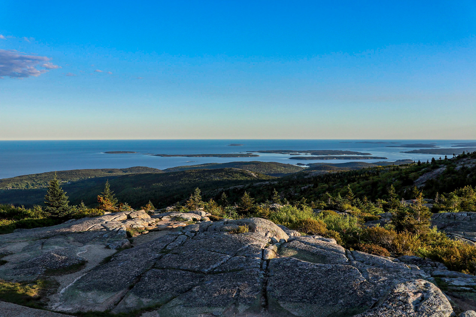 Summit of Cadillac Mountain - Acadia National Park, Maine