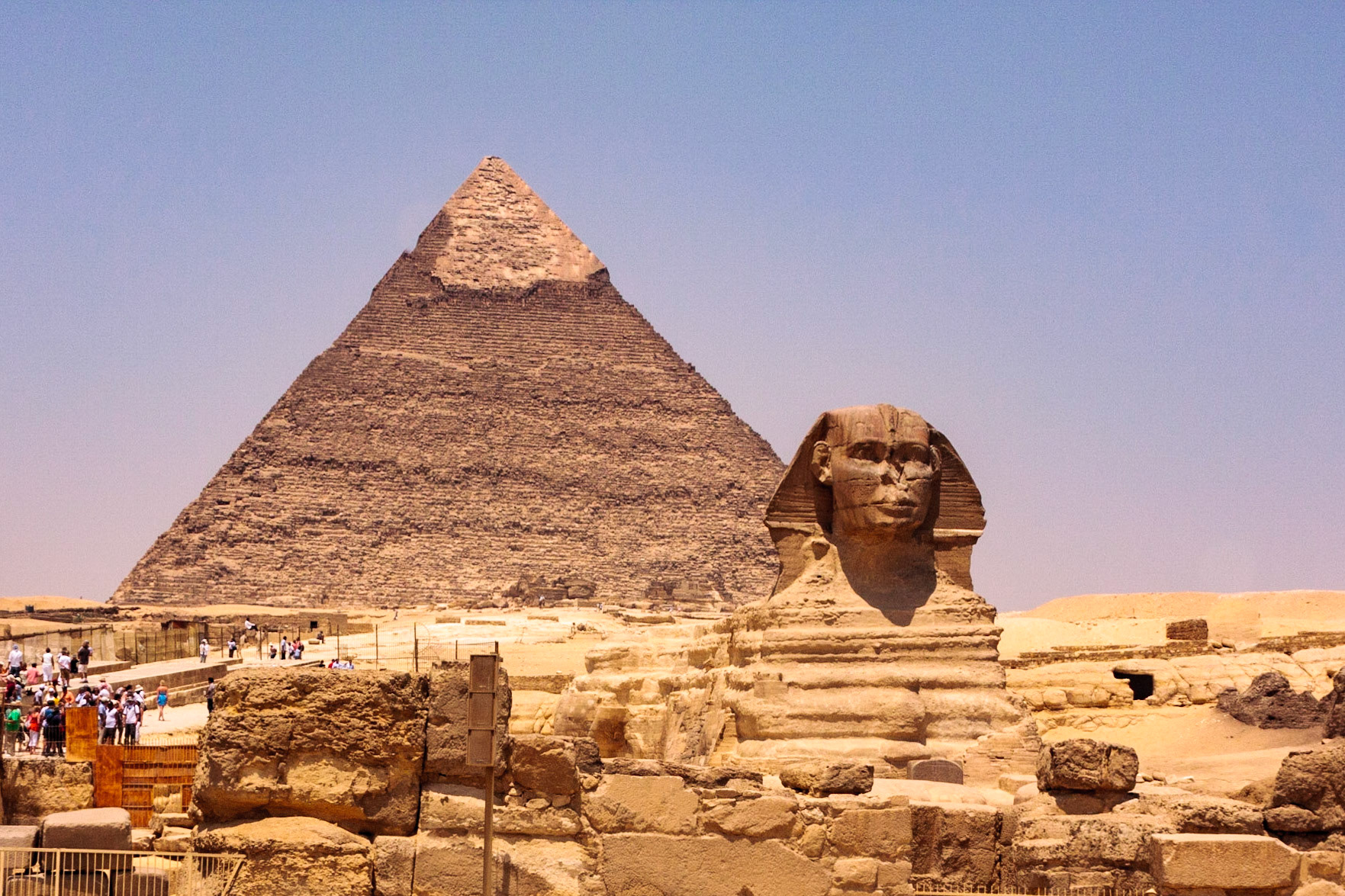 The Great Sphinx and Pyramid - Alexandria, Egypt